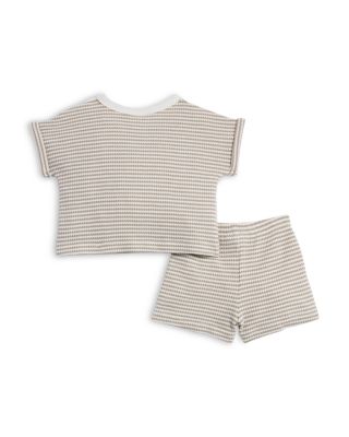 Boys' Striped Waffle Knit Top & Shorts Set, Baby - Exclusive
