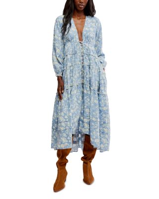 Free People - Pappiet Floral Midi Dress