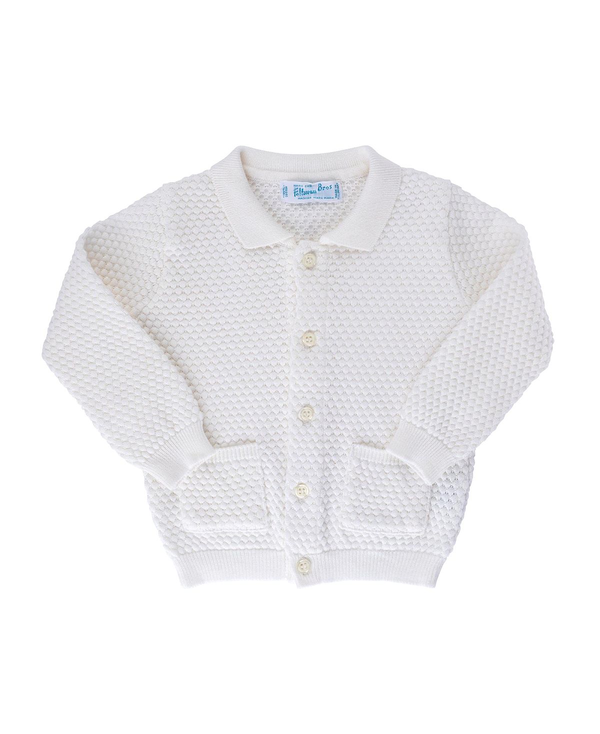 Feltman Brothers Unisex Popcorn Knit Cardigan - Baby