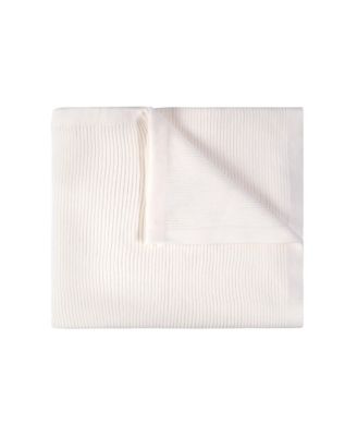 Unisex Ribbed Knit Blanket - Baby