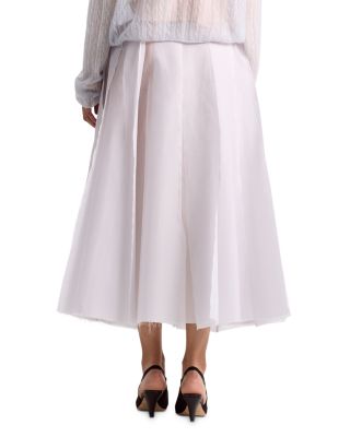 Dex Silk Pleated Skirt