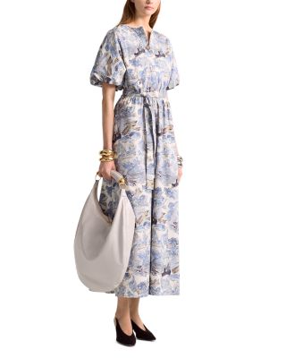 Paulina Puff Sleeve Printed Dress