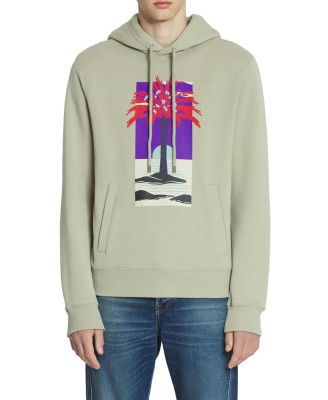 Lanvin - Printed Long Sleeve Hoodie