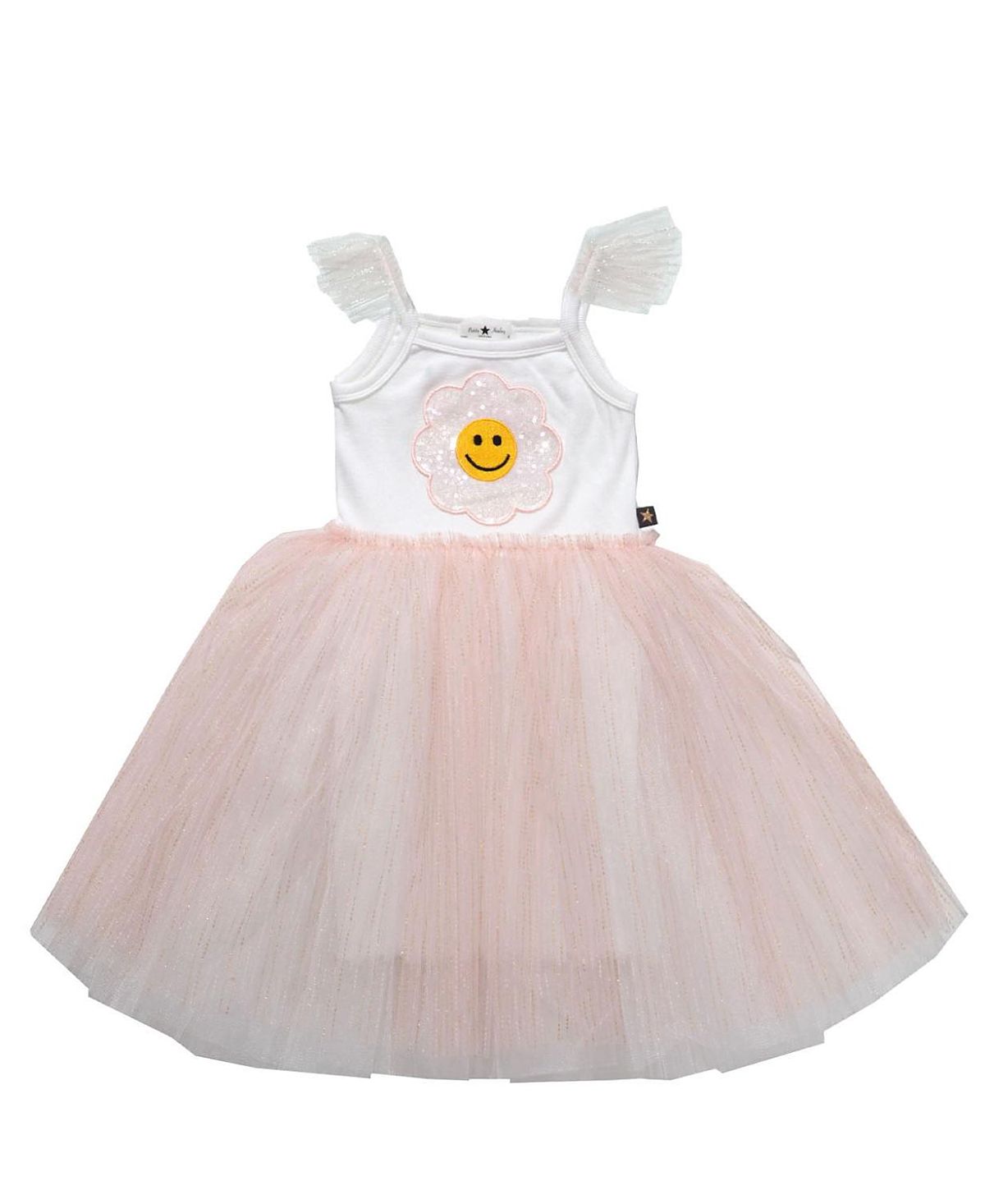 Petite Hailey Girls' Bailey Daisy Tutu Dress - Baby, Little Kid, Big Kid