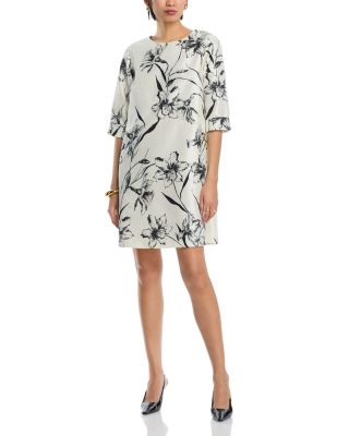Gianna Floral Print Shift Dress