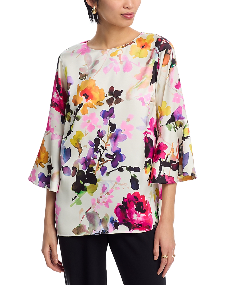 Caroline Rose Bella Tunic In Multi/white