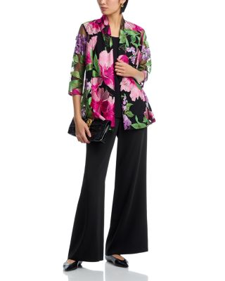 Embroidered Swing Cardigan 