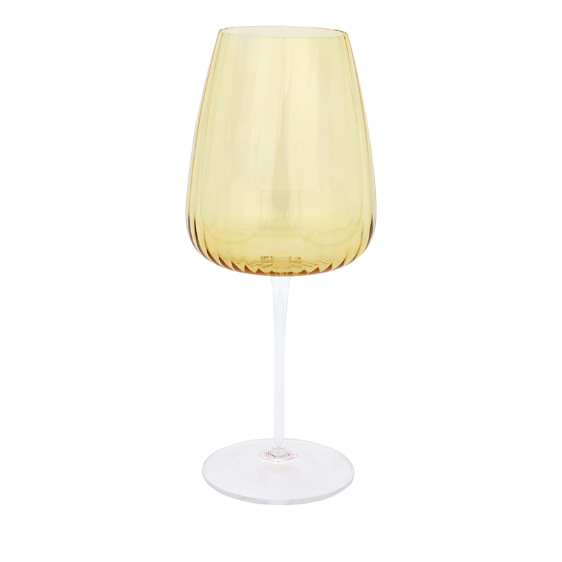 Vietri Francesca Water Glass In Medium Yel