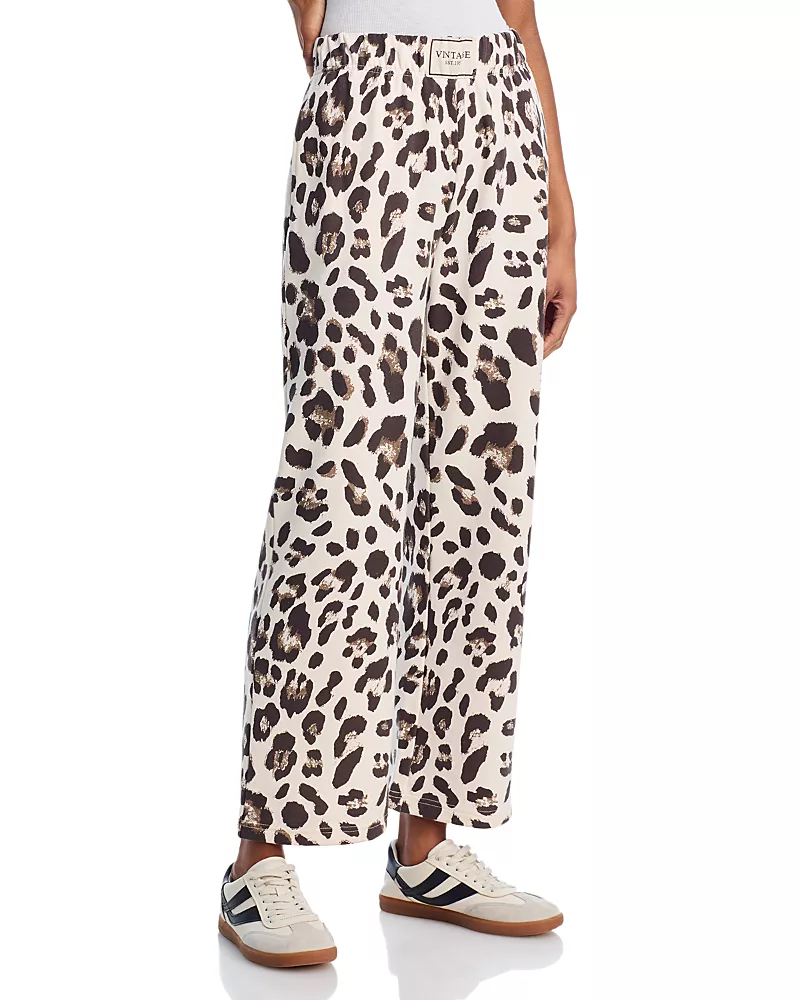 Vintage Havana Faux Suede Terry Pants