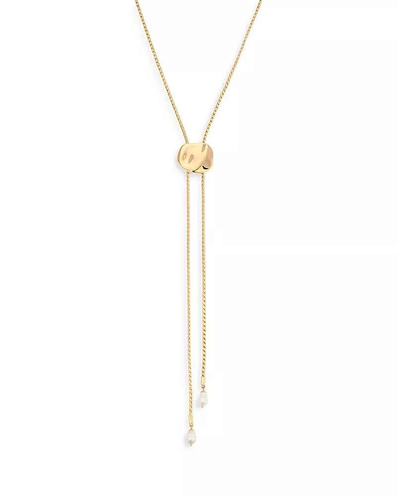 Ettika Liquid Lux Bolo Necklace, 16.5