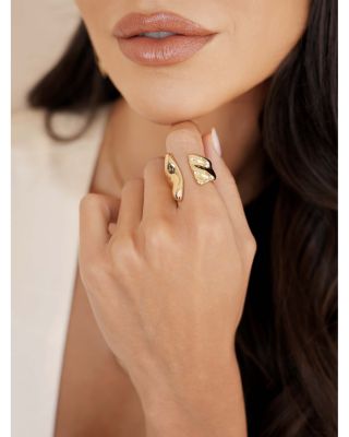 Liquid Lux 18K Yellow Gold Plated Ring
