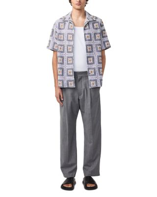 NN07 Julio Cotton Floral Crochet Shirt | Bloomingdale's