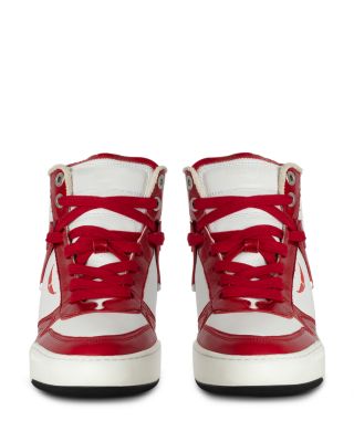 Men's High Wings Leather Sneakers