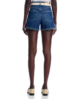 Dani High Rise Denim Shorts in Aniyah Distressed
