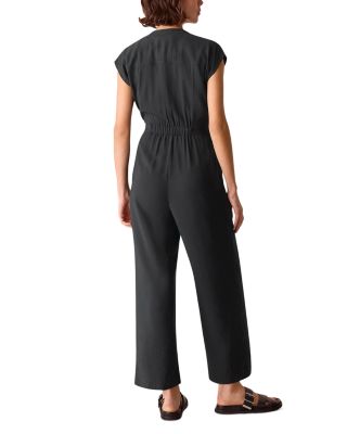 Sleeveless Drawstring Jumpsuit