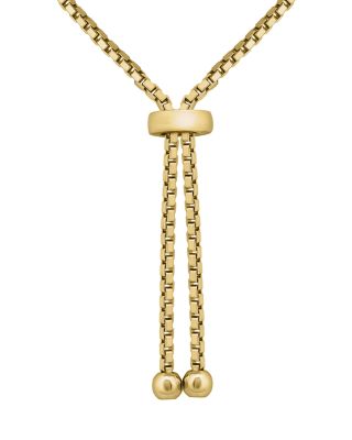 Gold Plate Cultured Freshwater Pearl Heart Drop Charm Bolo Bracelet - Exclusive