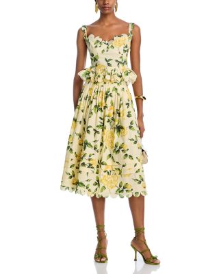 English Roses Scallop Trim Skirt