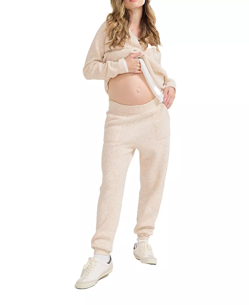 Hatch Collection The Cozy Waffle Maternity Jogger