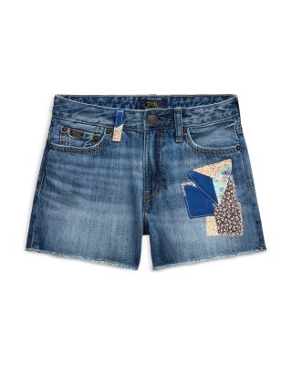 Ralph Lauren - Girls' Distressed Cotton Denim Short - Big Kid