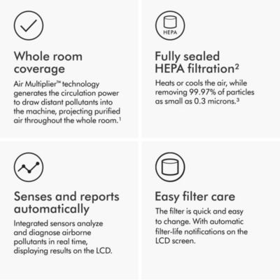  Purifier Hot+Cool Gen1 HP10 | White/Silver | New