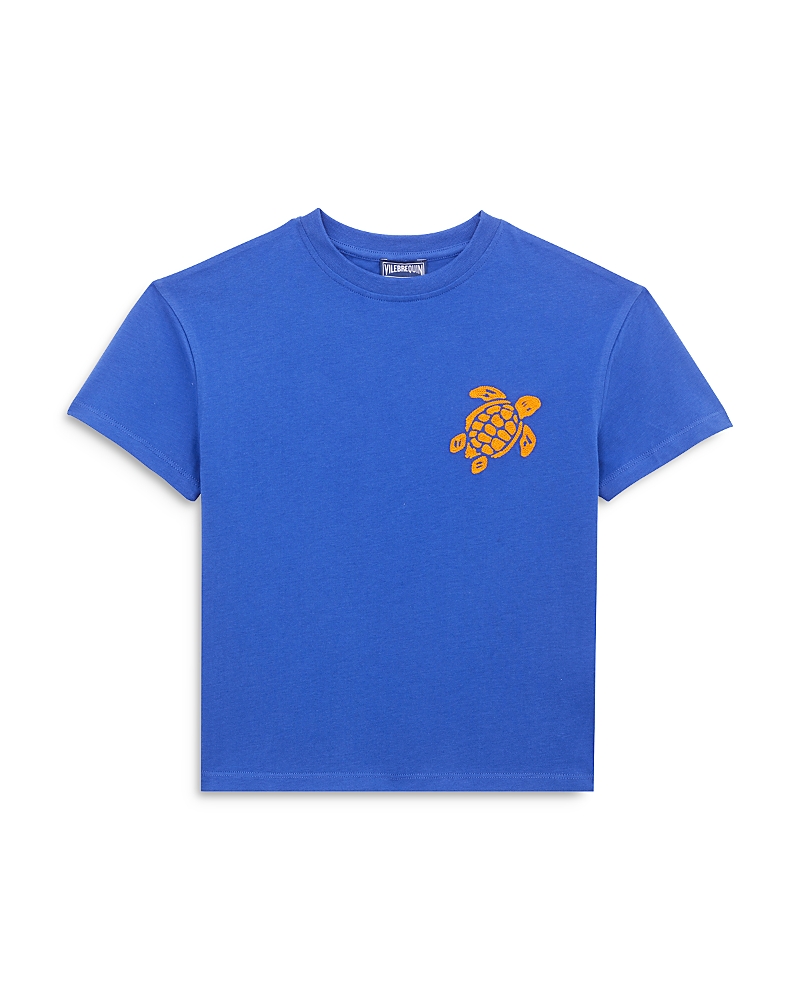 Vilebrequin Embroidered Turtle Short Sleeve Tee - Little Kid, Big Kid In Marrakech