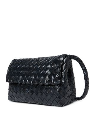 Vinnie Mini Woven Leather Crossbody