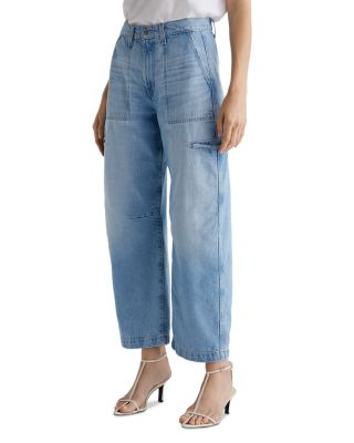 Hazal High Rise Wide Leg Jeans in Siren