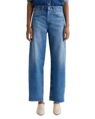 AG - High Rise Barrel Leg Jeans in Flashback