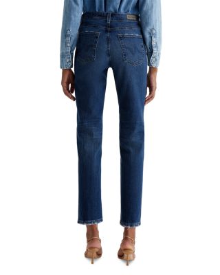 Brinley Mid Rise Straight Leg Ankle Jeans