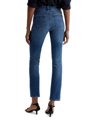 Mid Rise Straight Leg Jeans in Oceanside