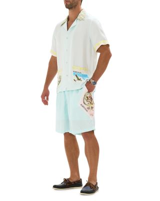 Baggy Printed  11.8" Walking Shorts