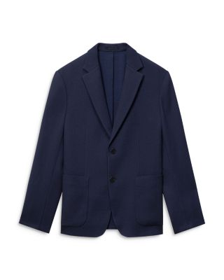 Clinton Slim Fit Unstructured Sport Coat in Grid Suiting