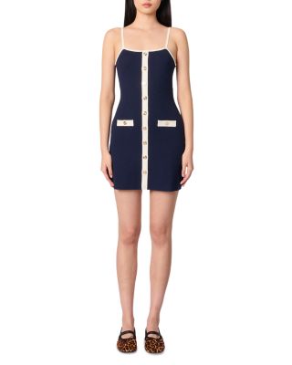Maje Rib Knit Short Dress | Bloomingdale's Women