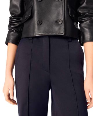 Pintucked Suit Trousers