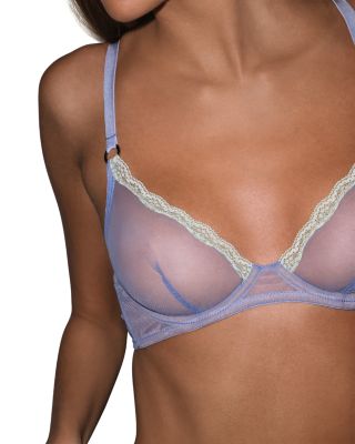 Sheer Tulle Underwire Demi Bra