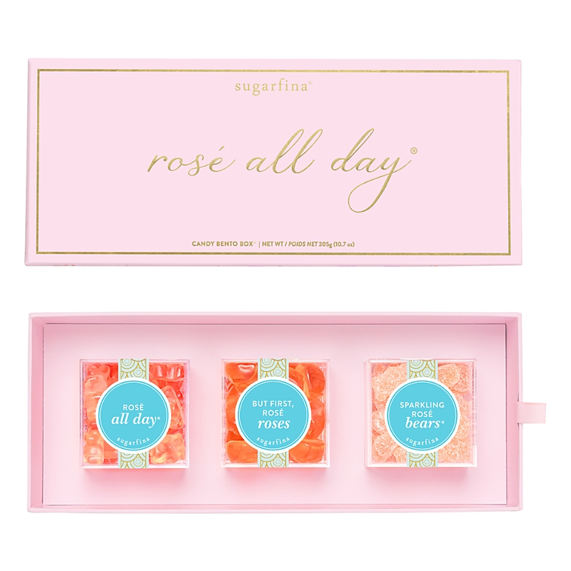 Sugarfina Rose All Day 3 Piece Bento Box