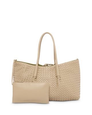 Pinacoteca Reversible Intrecciato Leather Tote