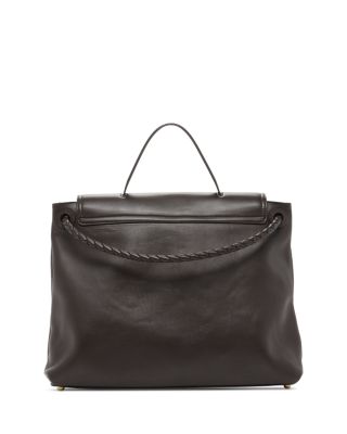 Large Ciao Ciao Intrecciato Leather Top Handle Bag