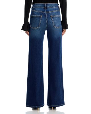 Rosie High Rise Wide Leg Jeans in Indigo - Exclusive