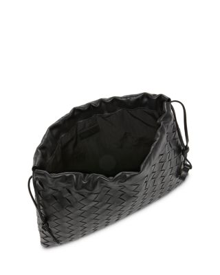 Dustbag Intrecciato Leather Shoulder Bag