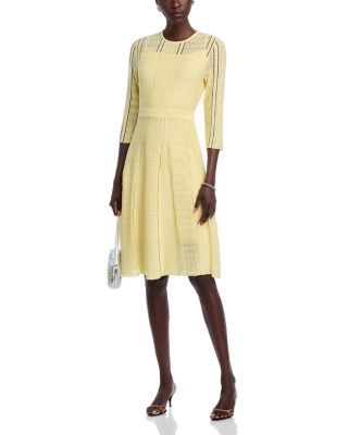 Pointelle Knit Dress