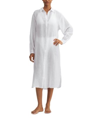 Boyfriend Maxi Shirt Swim Cover-Up