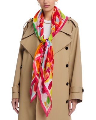 Echo - Bloom Square Silk Scarf