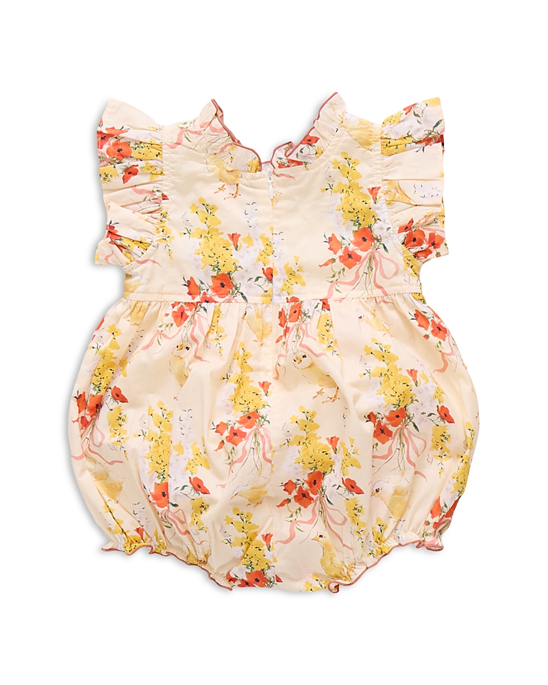 Pink Chicken Girls' Jennifer Poplin Bubble Romper - Baby In Yellow Chi