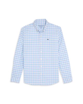 Vineyard Vines - Boys' Moorings Tattersall Button Down Shirt - Big Kid