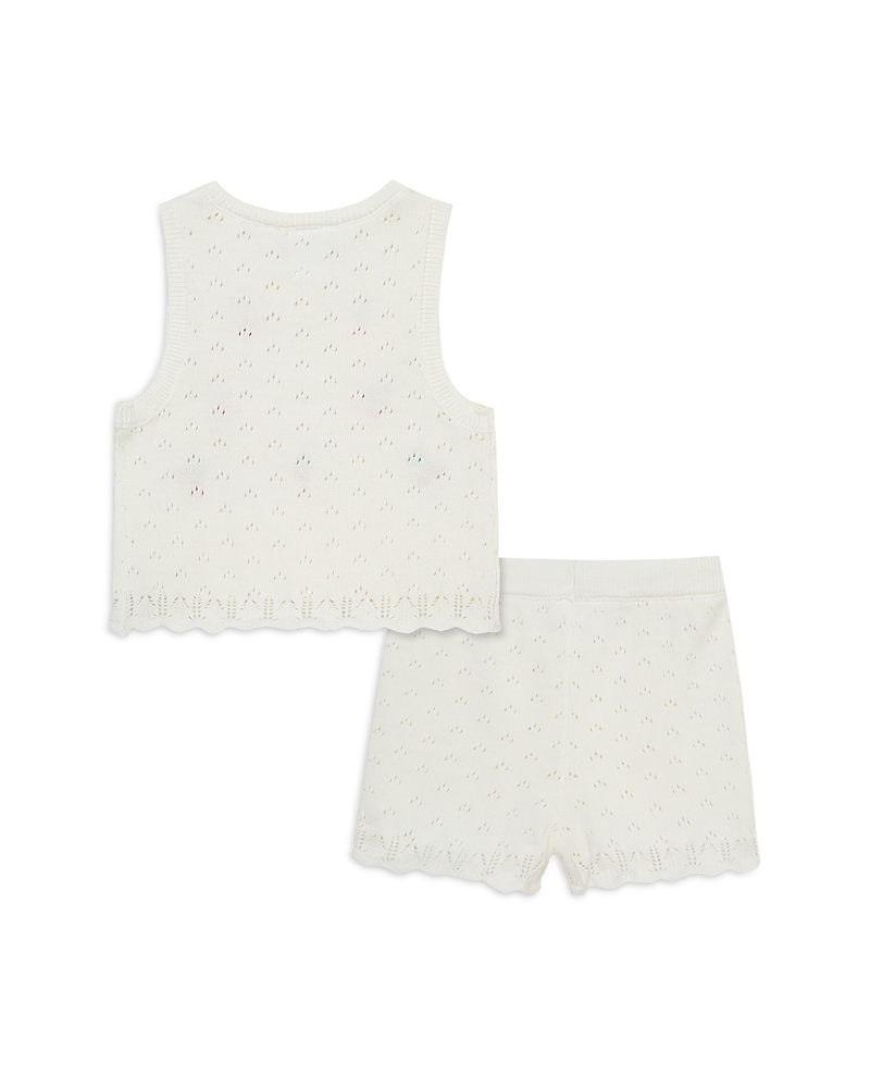 Little Me Girls' Cherry Pointelle Tunic & Shorts Set - Baby