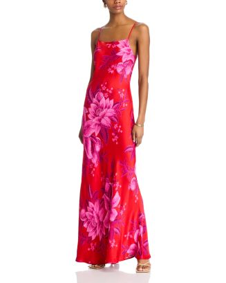 farm rio star fruit maxi dress FARM Rio Summer Fruit Maxi Slip Dress