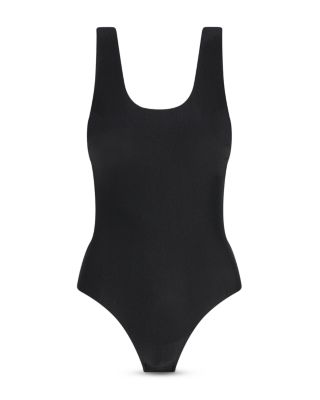 Butter Scoop Neck Tank Thong Bodysuit