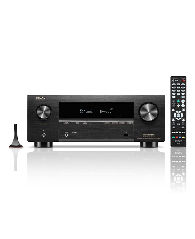 Denon Avr-x3800h 9.4 Channel 8k Home Theater Receiver Imax Enhanced With Dolby Atmos/dts:x And Heos Built- In Black