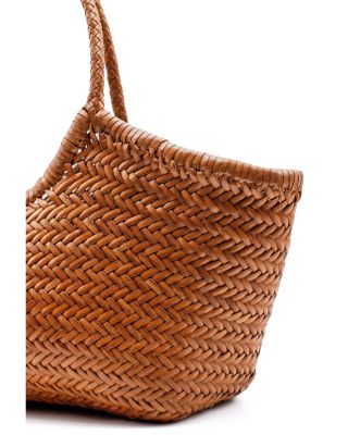 Nantucket Leather Basket Bag